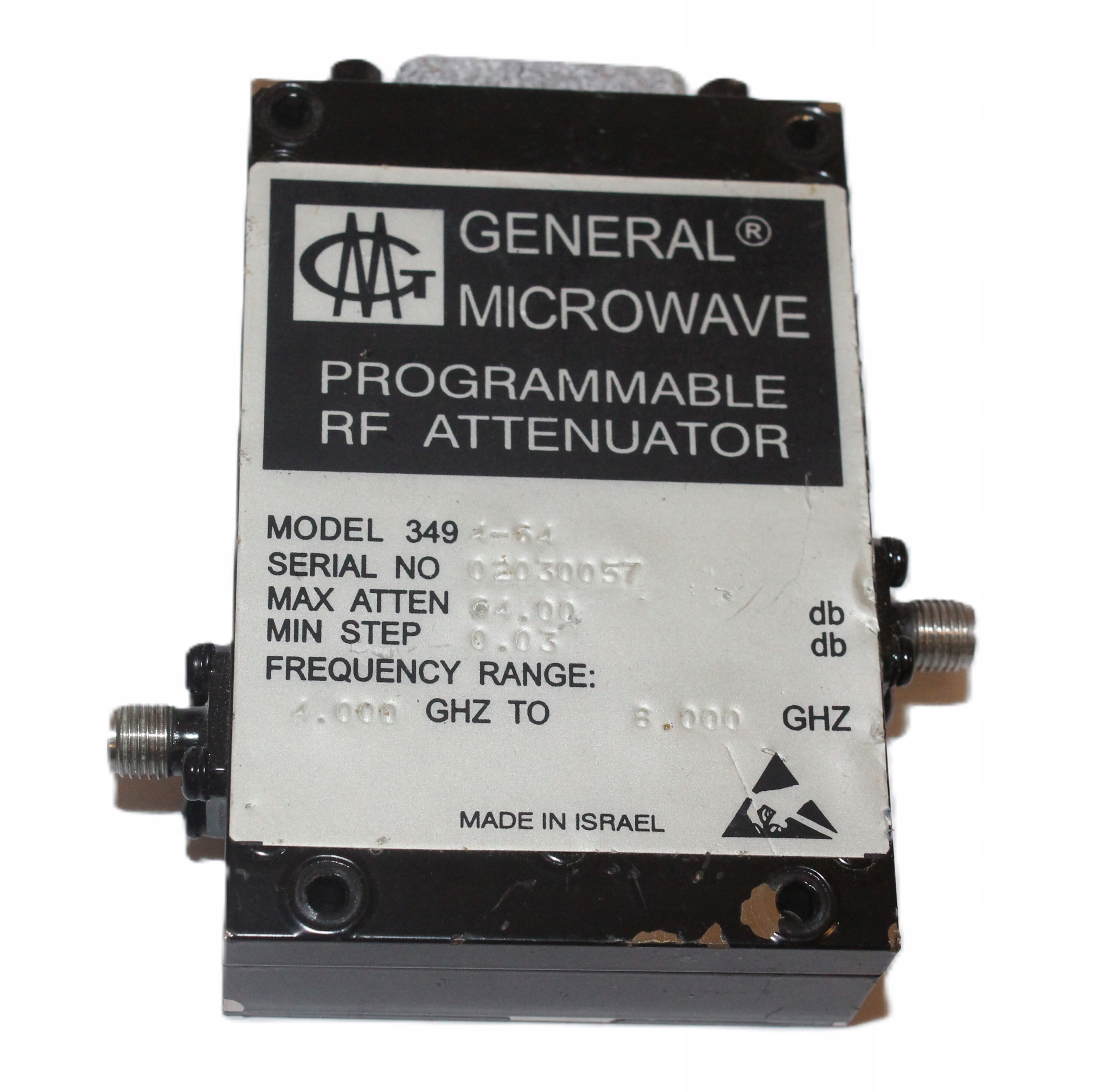 General Microwave 3494-64 Tłumik regulowany 4-8 GHz 64 dB