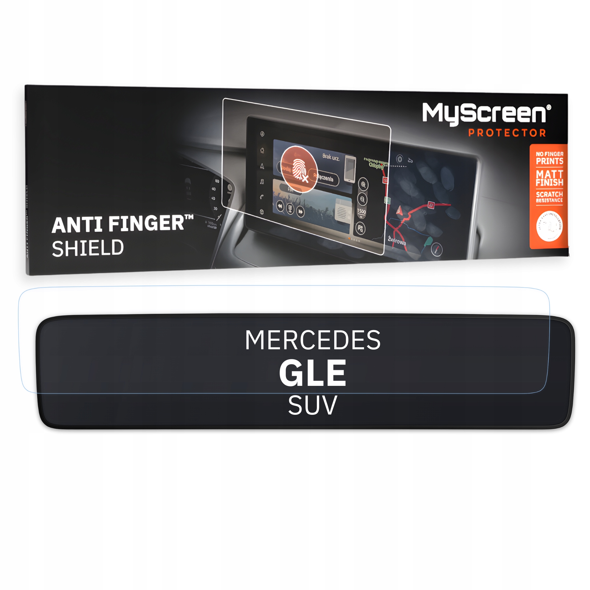 Matná fólie pro Mercedes Gle Suv 2023 MyScreen