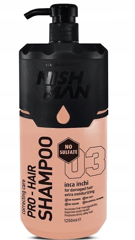 NISHMAN Szampon Inca Inchi 1250ml BEZ SLS FREE
