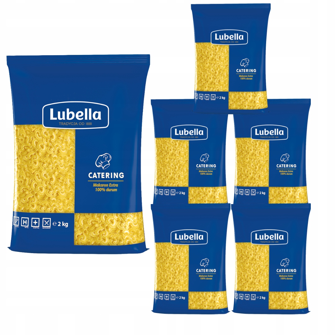 Makaron Kolanko Lubella Catering ozdobne 6x2kg