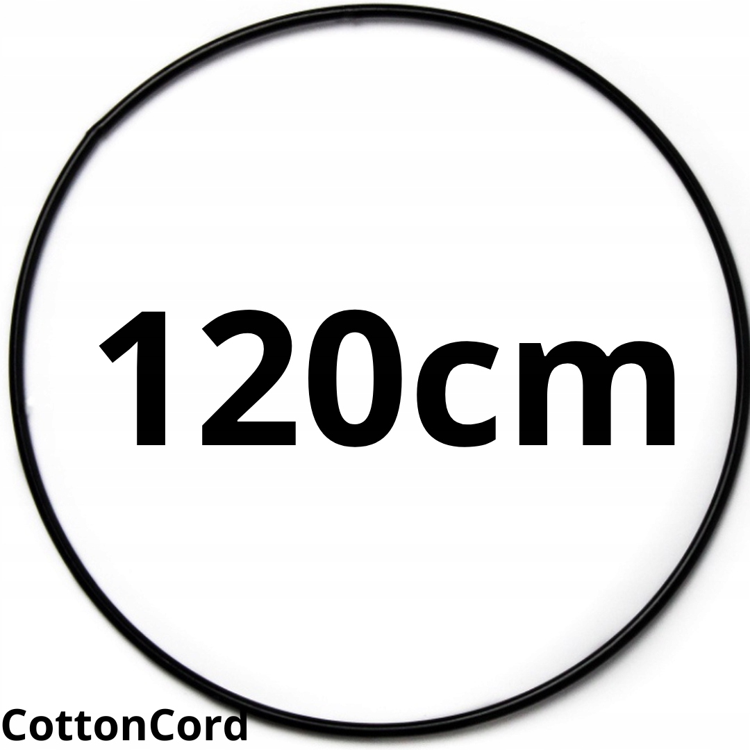 Kovový ráfek kruh pro lapač ráfek pro rukodělné aktivity Černý 120cm