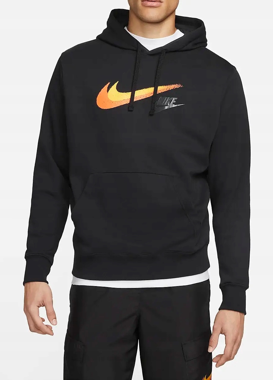 Nike Sportswear pánská mikina černá s kapucí vel. M