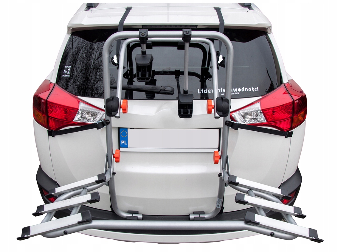 Bagażnik uchwyt rowerowy na klapę na 3 rowery Aguri Advans 3 Uniwersalny Model ADVANS 3