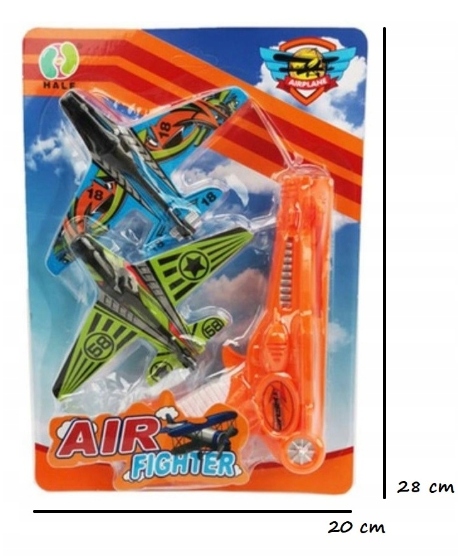 PISTOLET GRA ZRĘCZNOSCIOWA WYRZUTNIA SAMOLOTÓW 2 SZT EAN (GTIN) 5905398040315