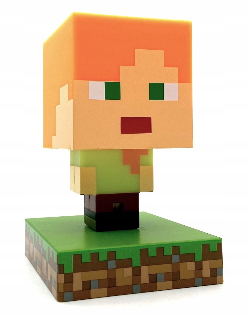 

Mini Lampa Minecraft Alex Lampka Nocna Icon Lights
