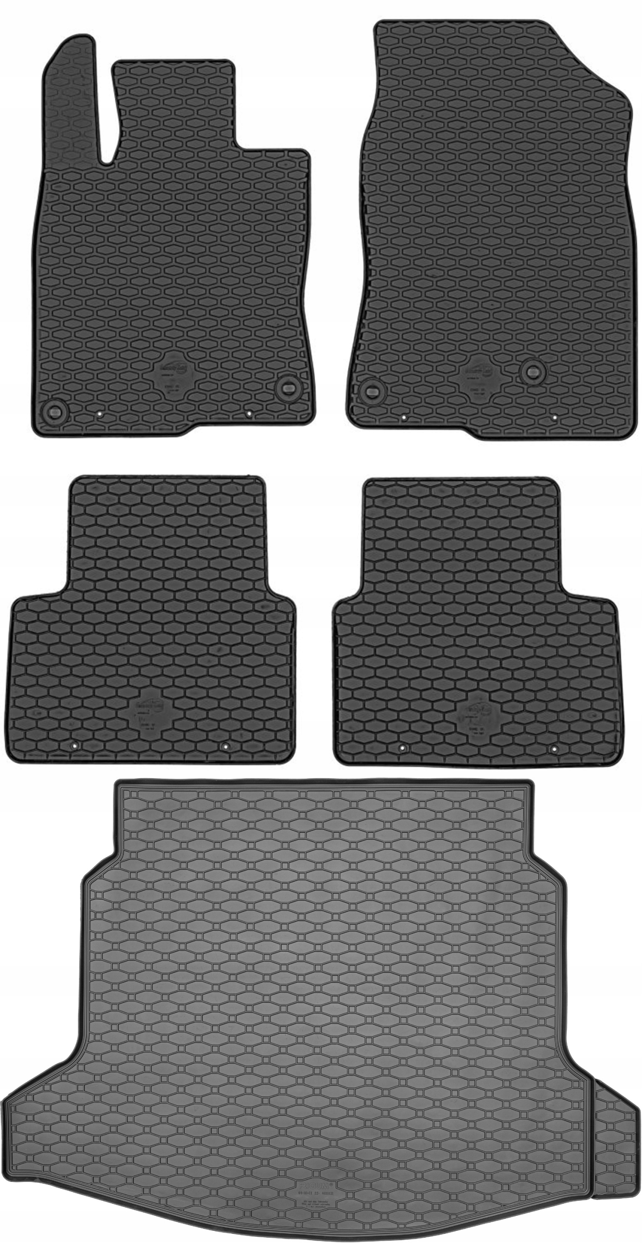 Honda Civic XI eHEV Hatchback 2022- Sada Koberce batožinový priestor