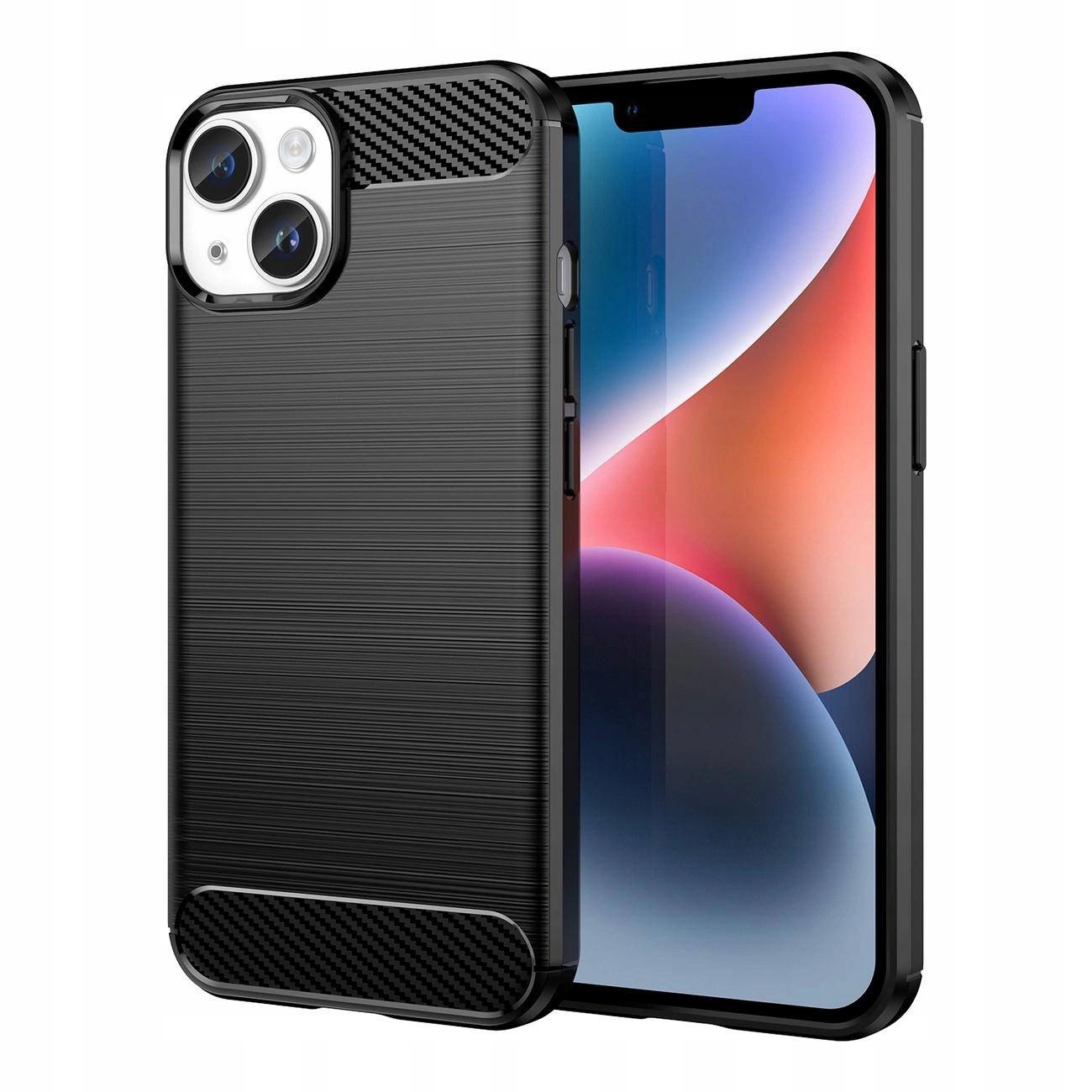 Carbon Case etui do iPhone 14 Plus elastyczny żelowy pokrowiec na tył