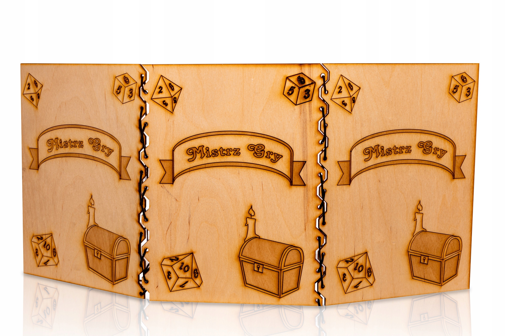 WIELKI MISTRZ DREWNIANY EKRAN MISTRZA GRY