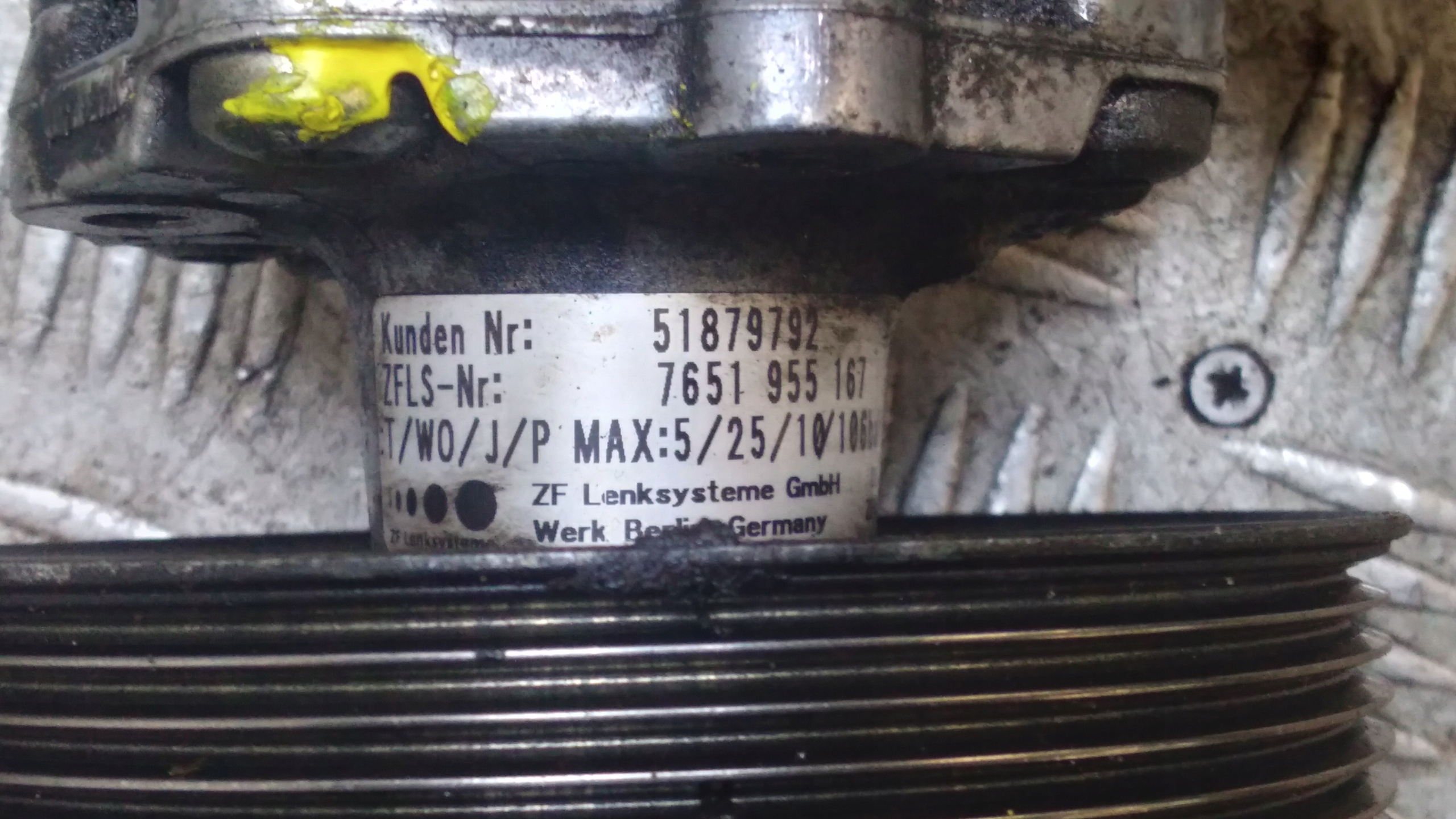 servo pump ALFA ROMEO 159