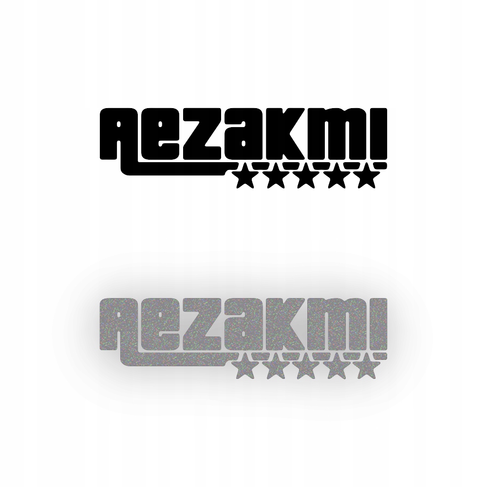 AEZAKMI - Naklejka na samochód na auto - ODBLASKOWA| HOLOGRAM