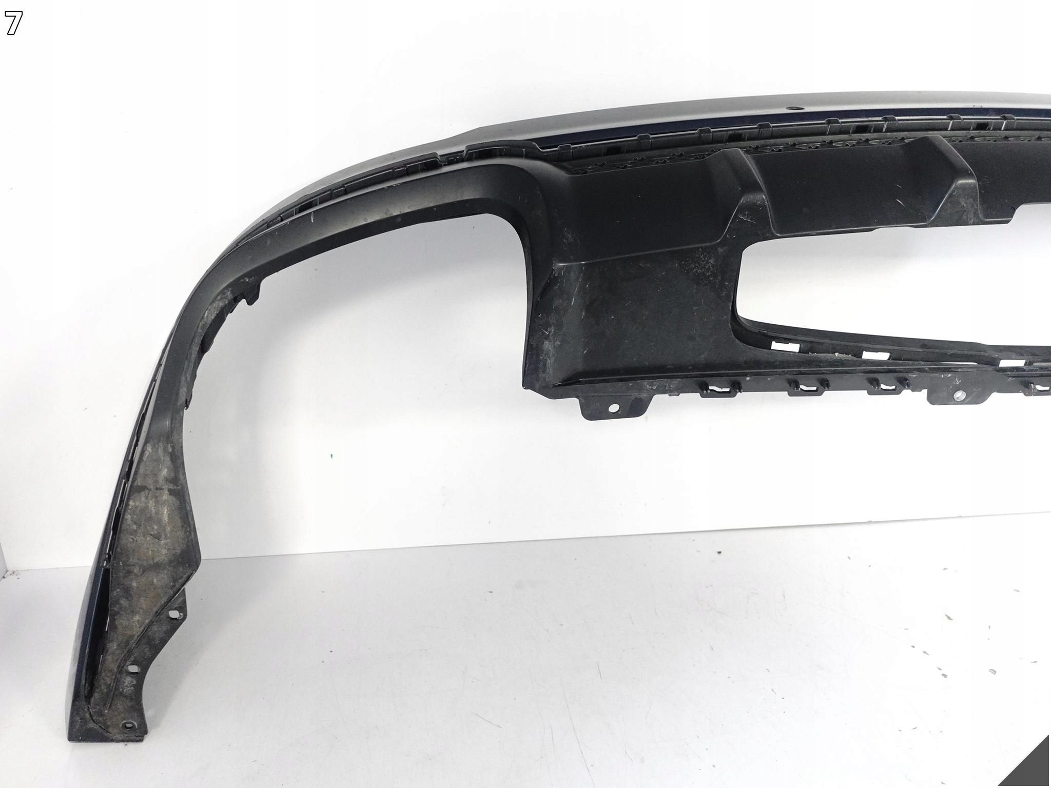 AUDI Q8 S-LINE SQ8 4M8 LIFT 23- bumper SPOILER diffuser rear part (PDC/towing)