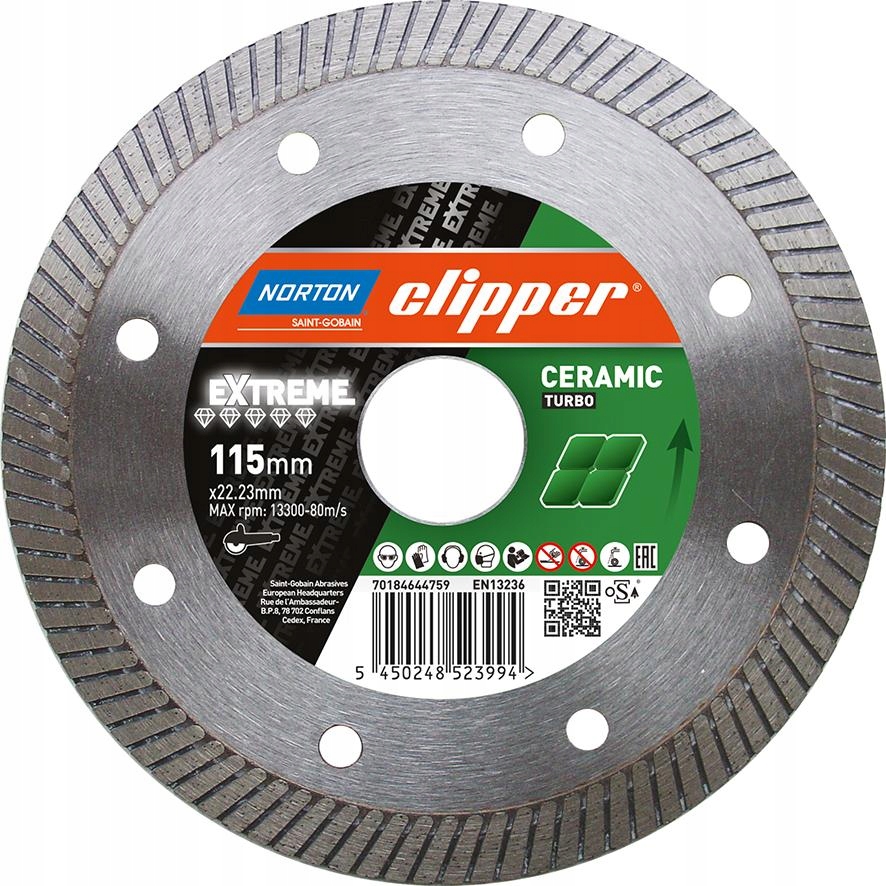 Diamantový kotouč Clipper Extreme Ceramic 125x22,23 mm
