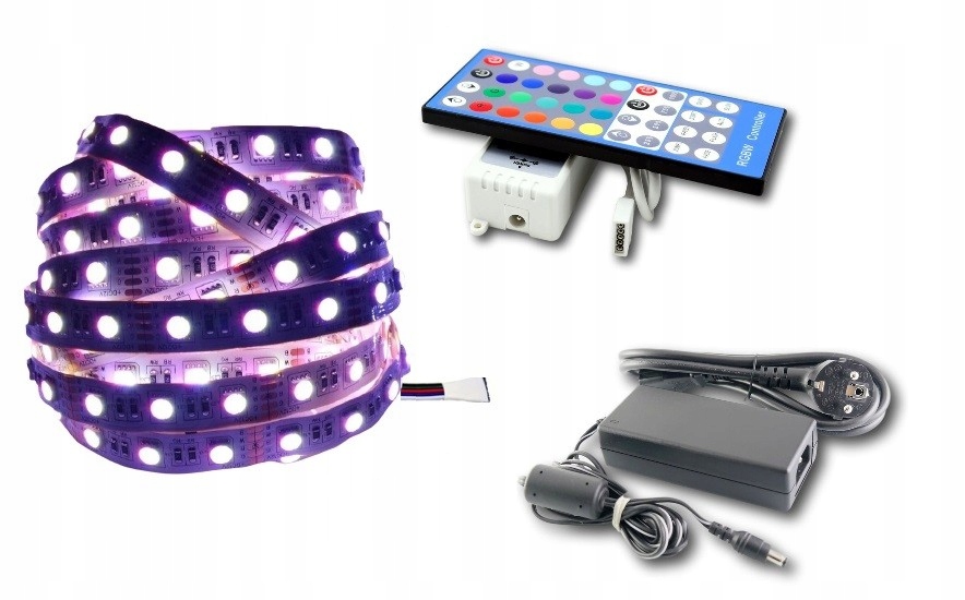 Sada Led pásků 5050 Rgbw 4v1 barva na nábytek 3 m
