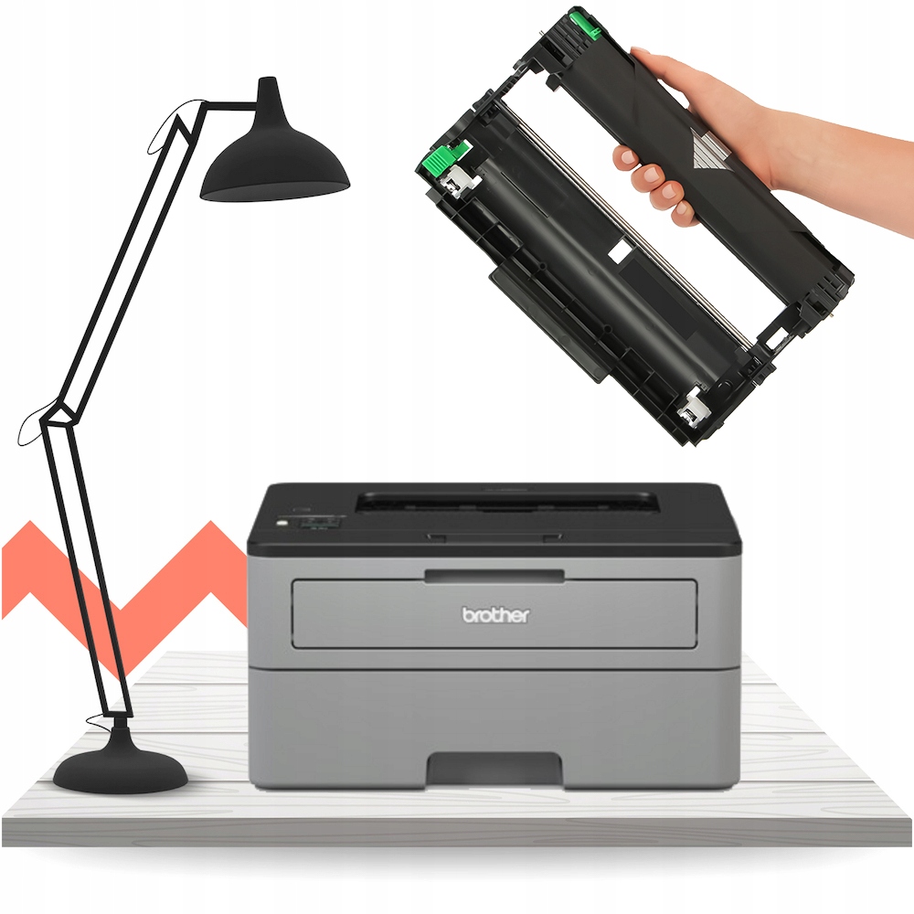 Bęben do Brother HL-L2350 DW (Czarny, DR-2400) Przeznaczenie Brother