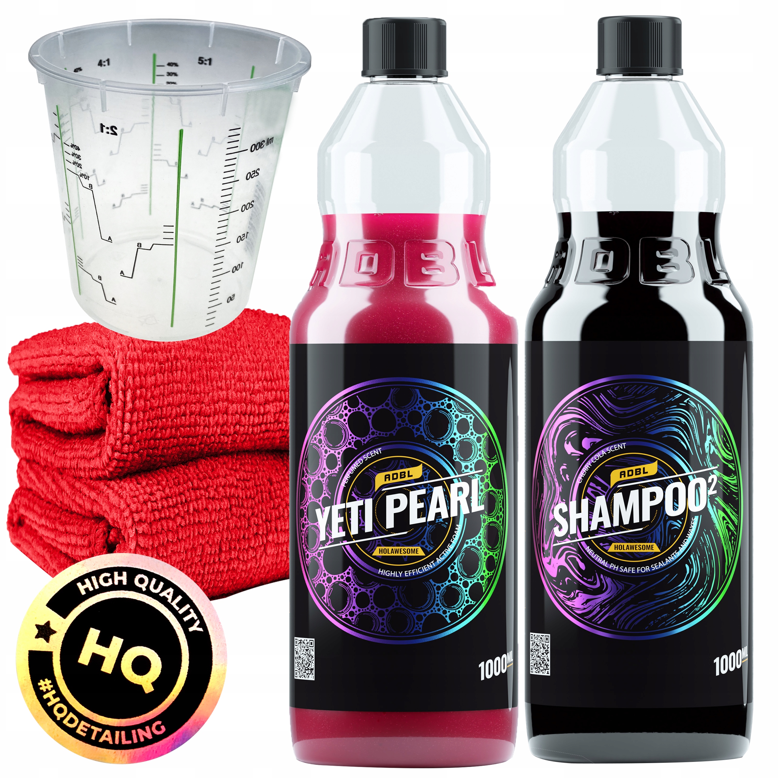 ZESTAW ADBL HOLAWESOME Mycie Auta SHAMPOO YETI 1L