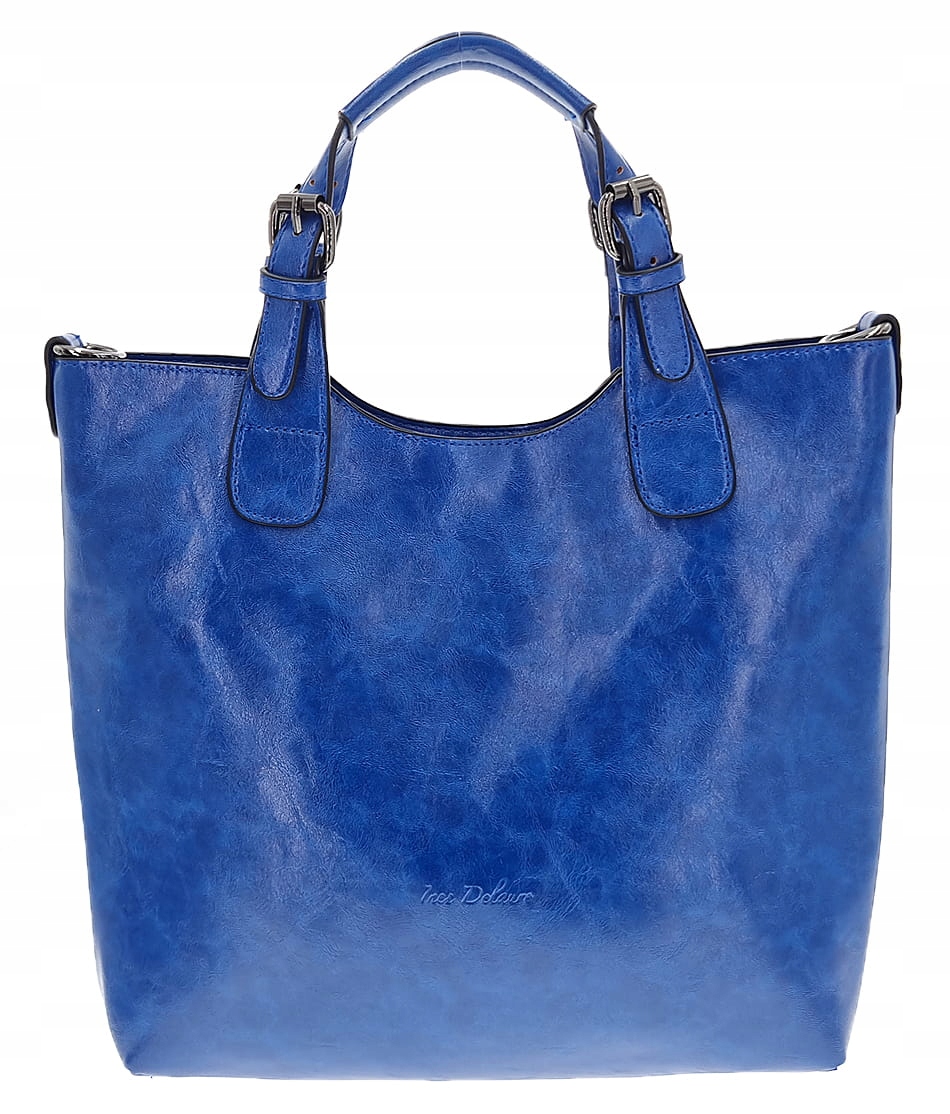 Klasická dámská kabelka v kobaltové barvě Ines Delaure