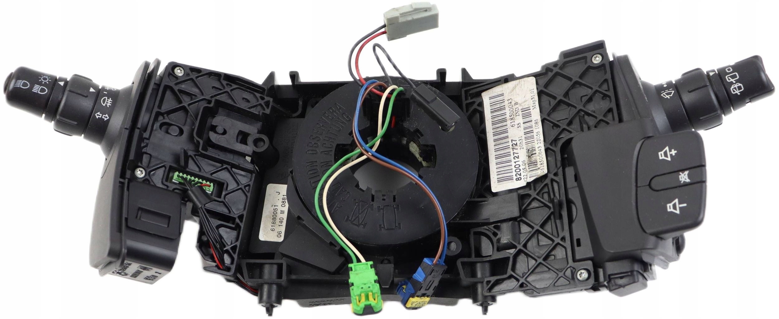 RENAULT MEGANE II SCENIC II steering wheel levers and controls control ring 61880051