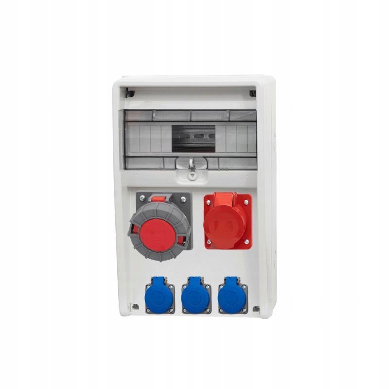 Rozvaděč 12M Ulisse 32A/5P, 63A/5P, 3x230V IP65