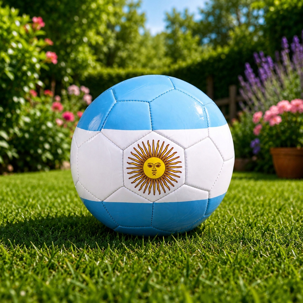 Piłka treningowa Argentyna, rozmiar 5 Lean Toys