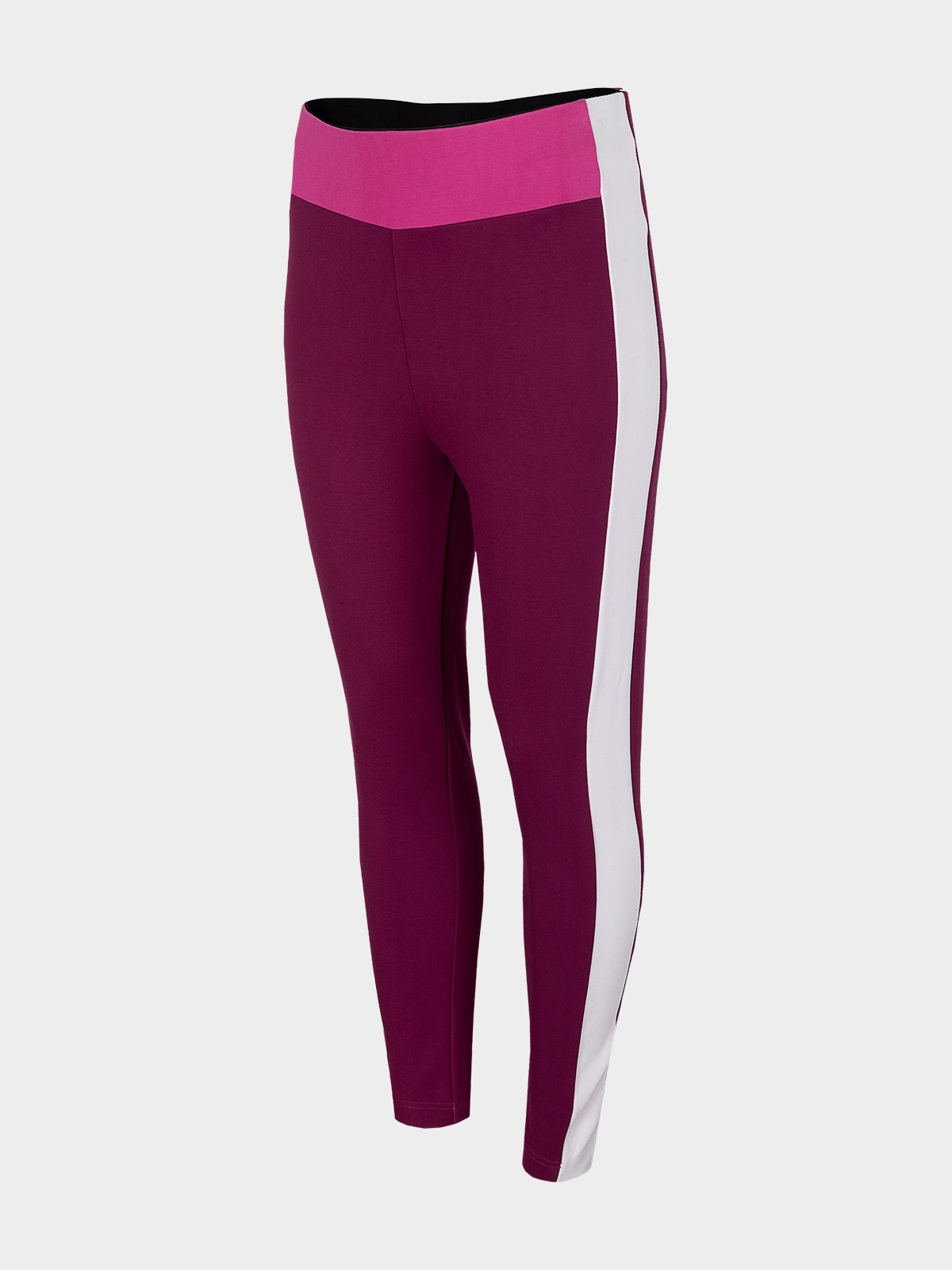 

Spodnie Dresowe Damskie 4F SPDD225 AW19 Bordo Xs