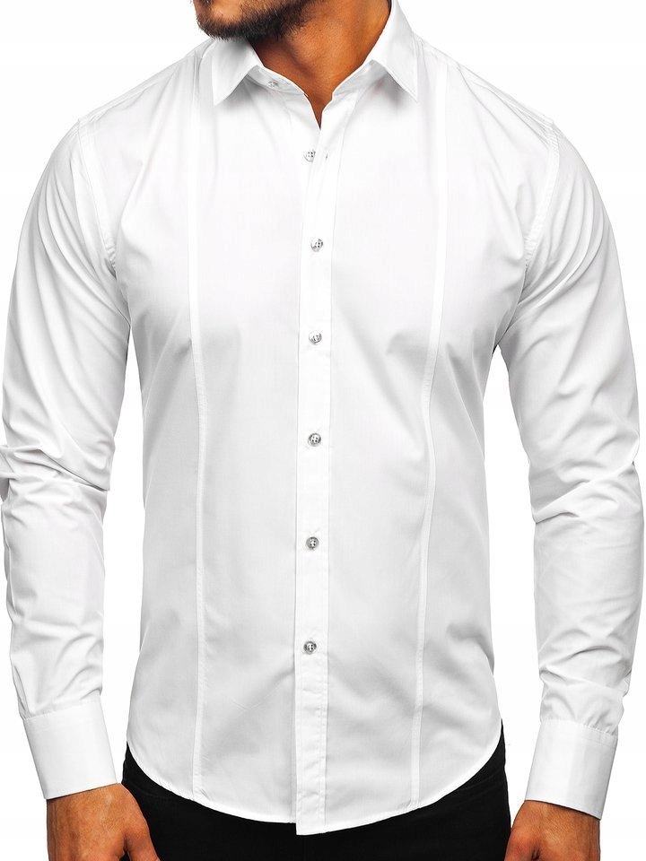 

Koszula Męska Elegancka Biała 6944 Rozmiar_m