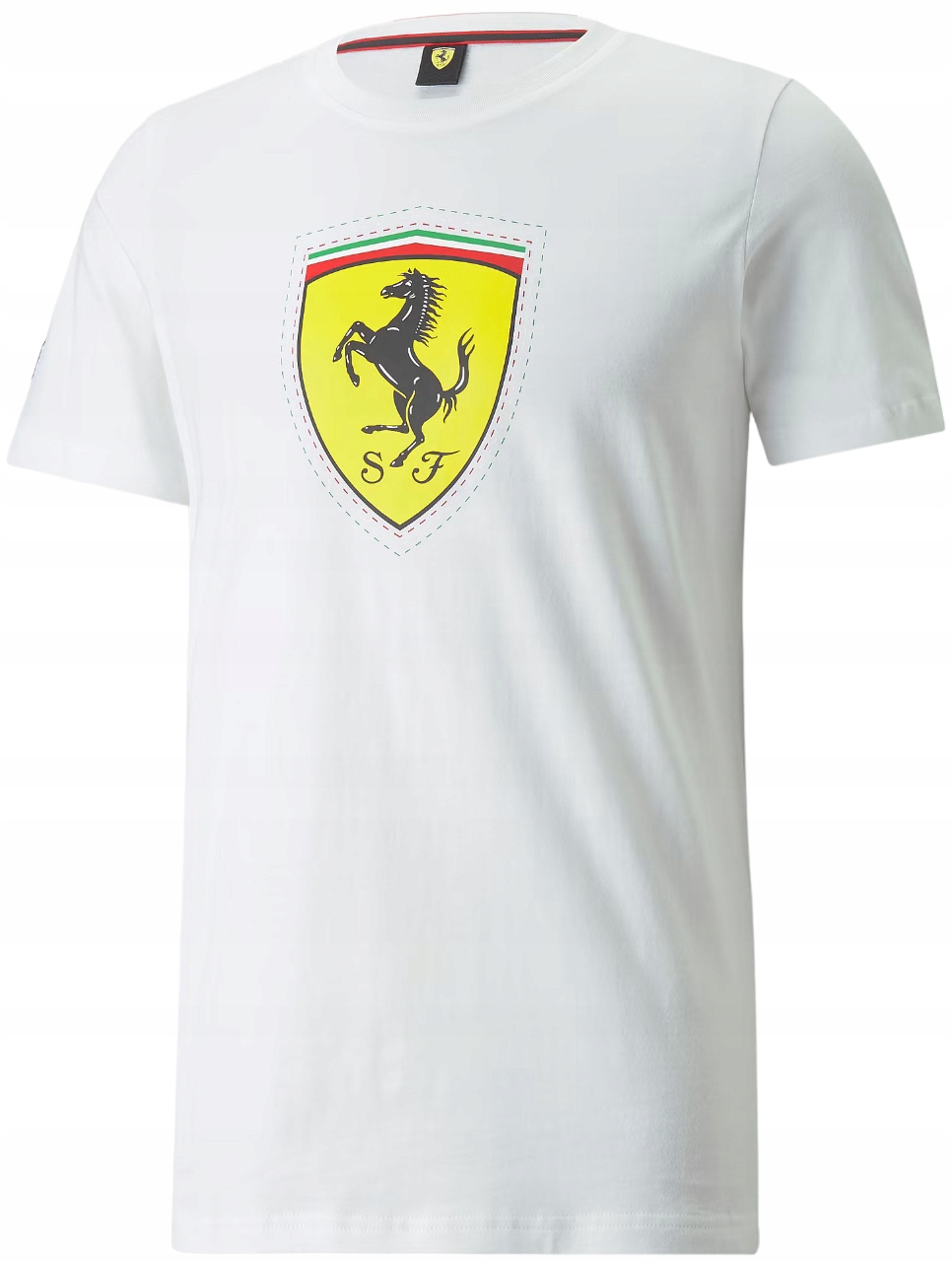 Tričko pánské Puma Ferrari Race Sf vel. S Bílá F1 Sportovní bavlněná