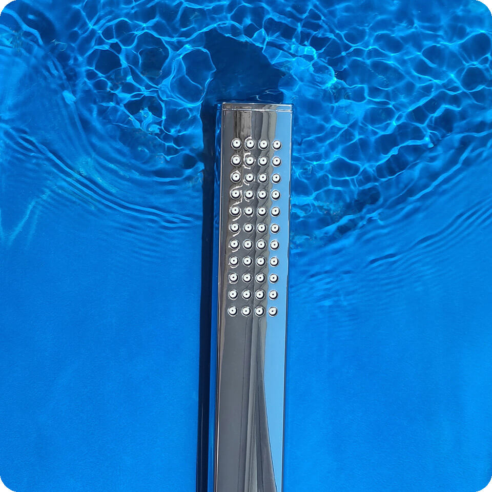 SŁUCHAWKA PRYSZNICOWA designerska ECOVAND POP OSZCZĘDNA -65% WODY 5.7 L/MIN Linia EcoVand Pop