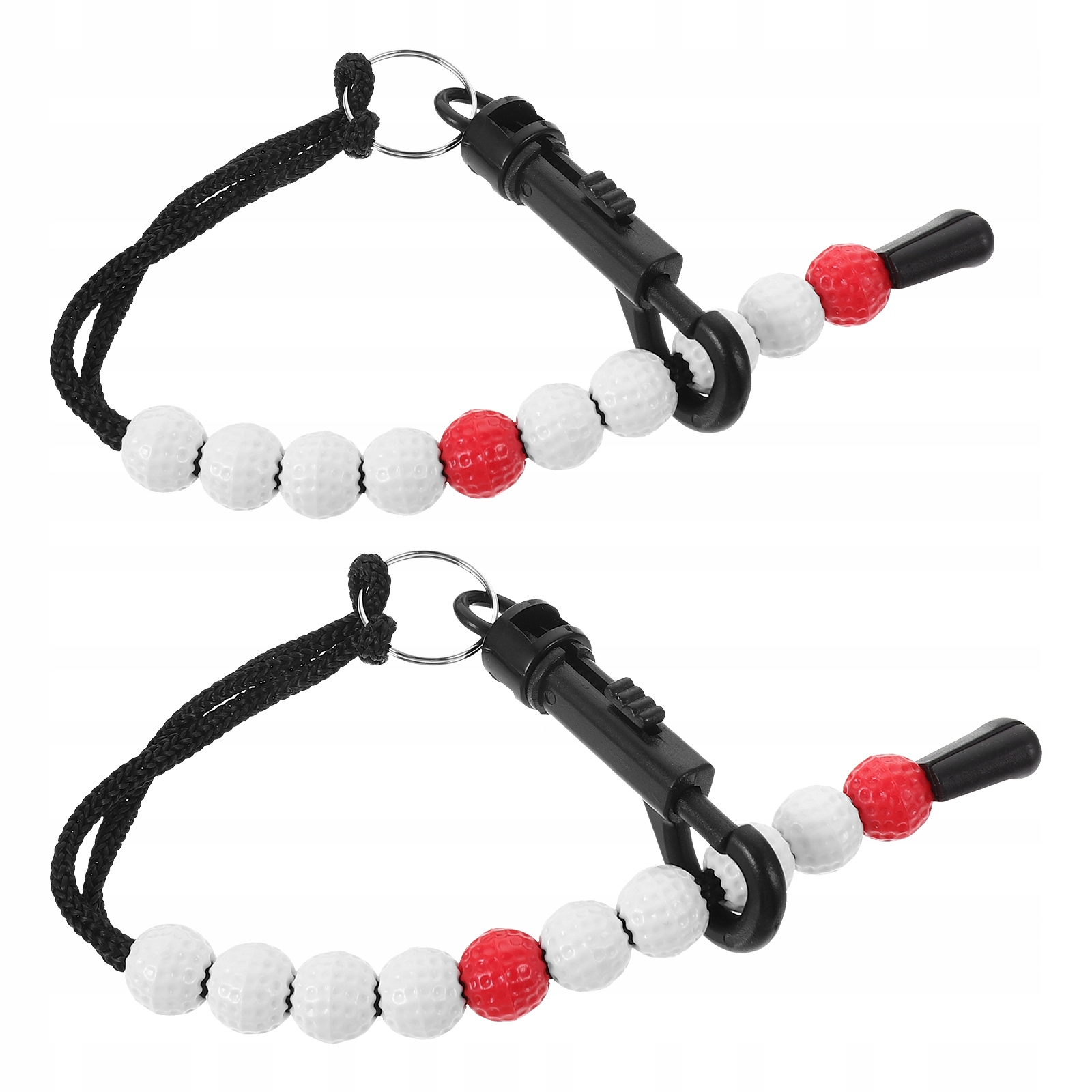 2PCS Golfs Scoring Keeper Golfing Stroke Counter Beaded Golfs Counter Outdo