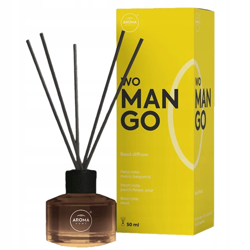 PATYCZKI ZAPACHOWE AROMA MODERN FRUTIS STICKS 50ML MANGO DYFUZOR ZAPACHOWY
