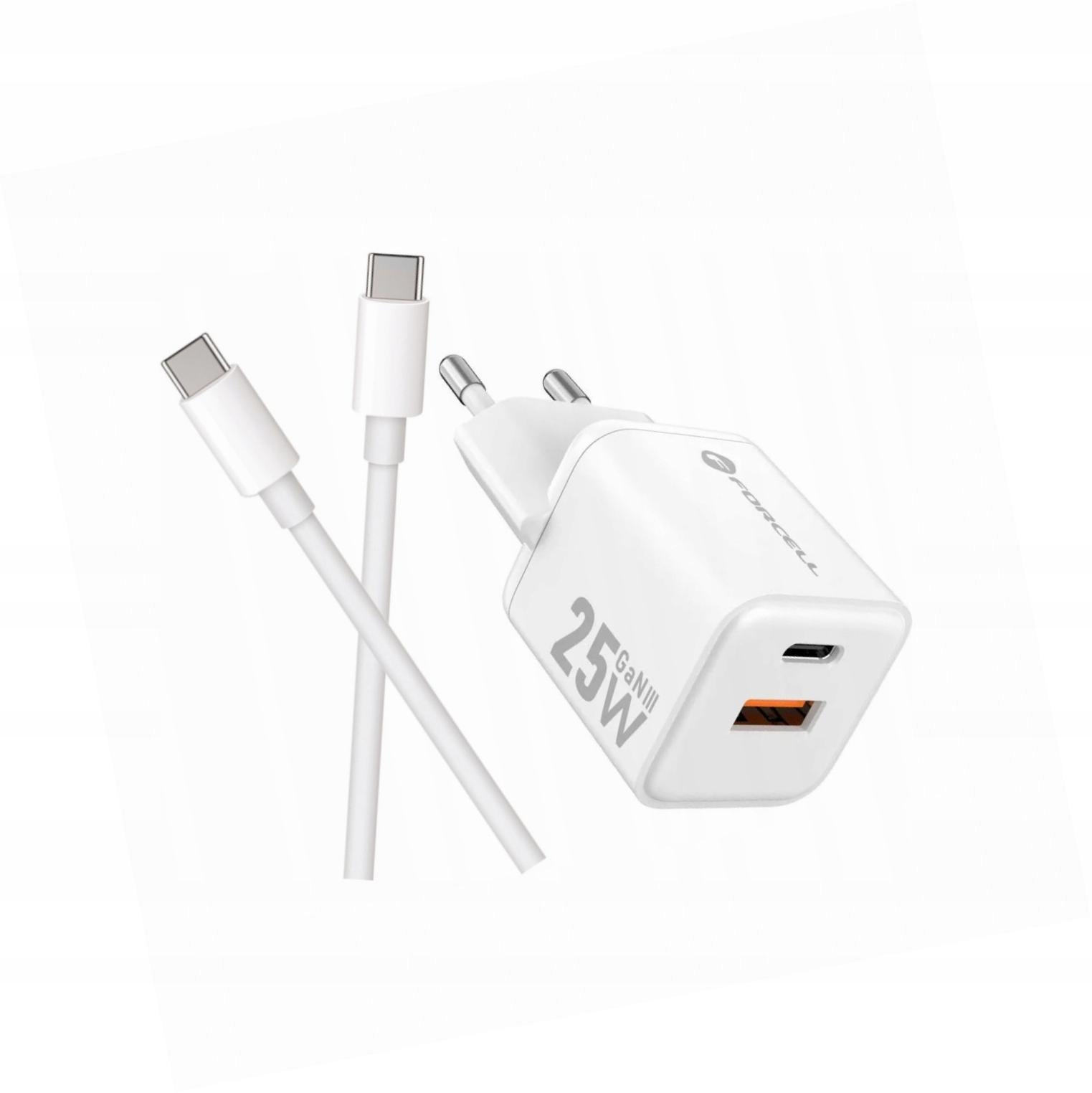 Szybka ładowarka Gan 25W 2 porty z długim kablem Usb-c do Huawei P Smart Z