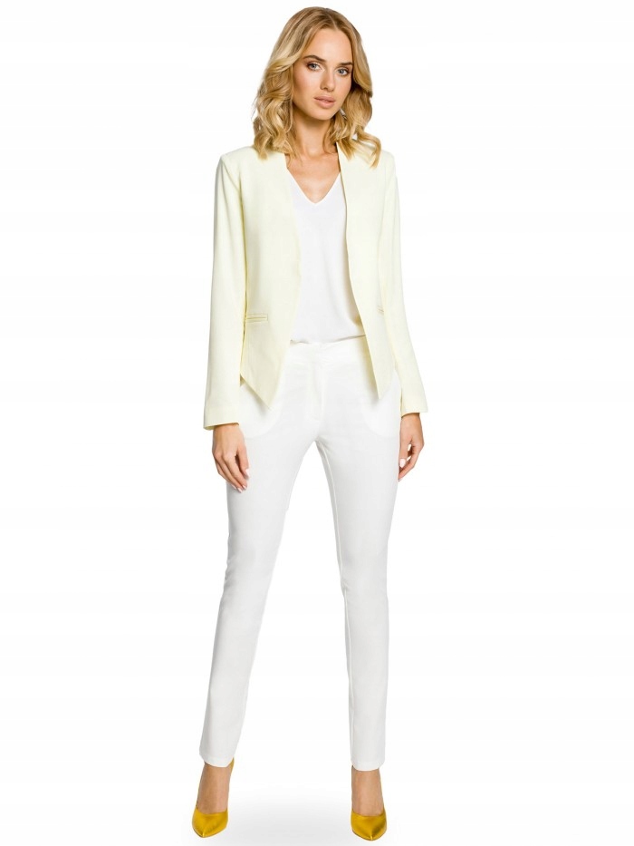 

Eu Xs M031 Krótki żakiet marynarka damska narzutka