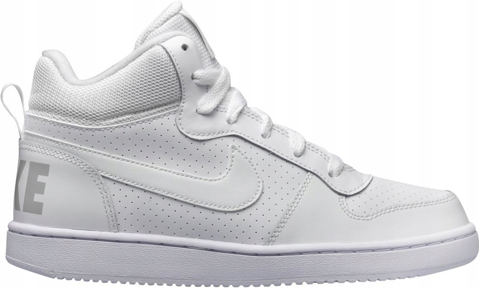 Buty Damskie Nike Court Borough Mid Gs 839977-100 Sneakersy Białe Nike 40