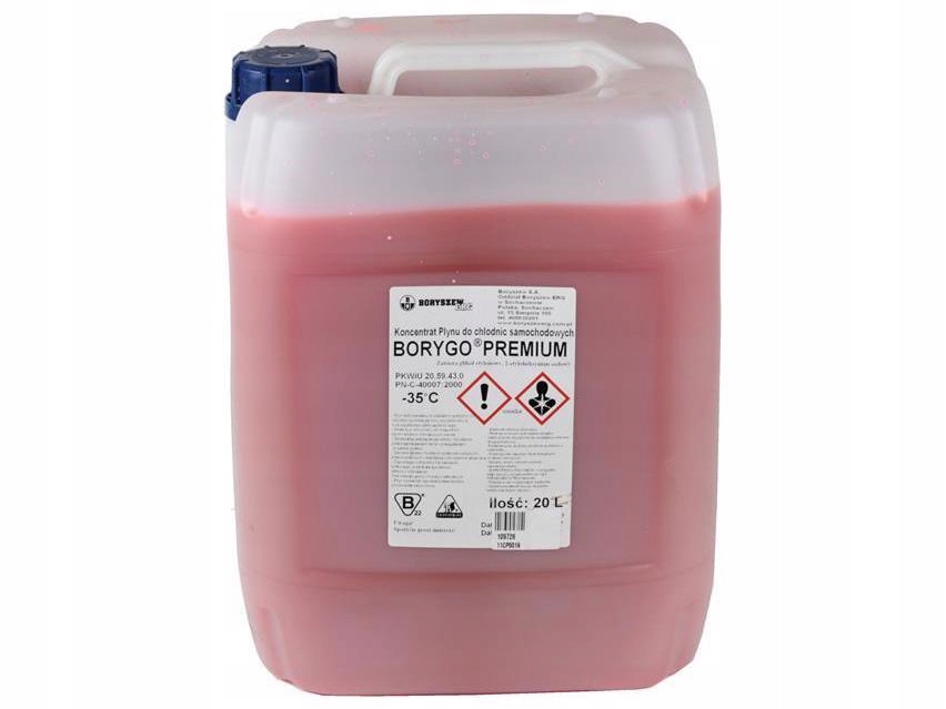 Концентрат охолоджуючої рідини 20л G12 / G12 BORYGO