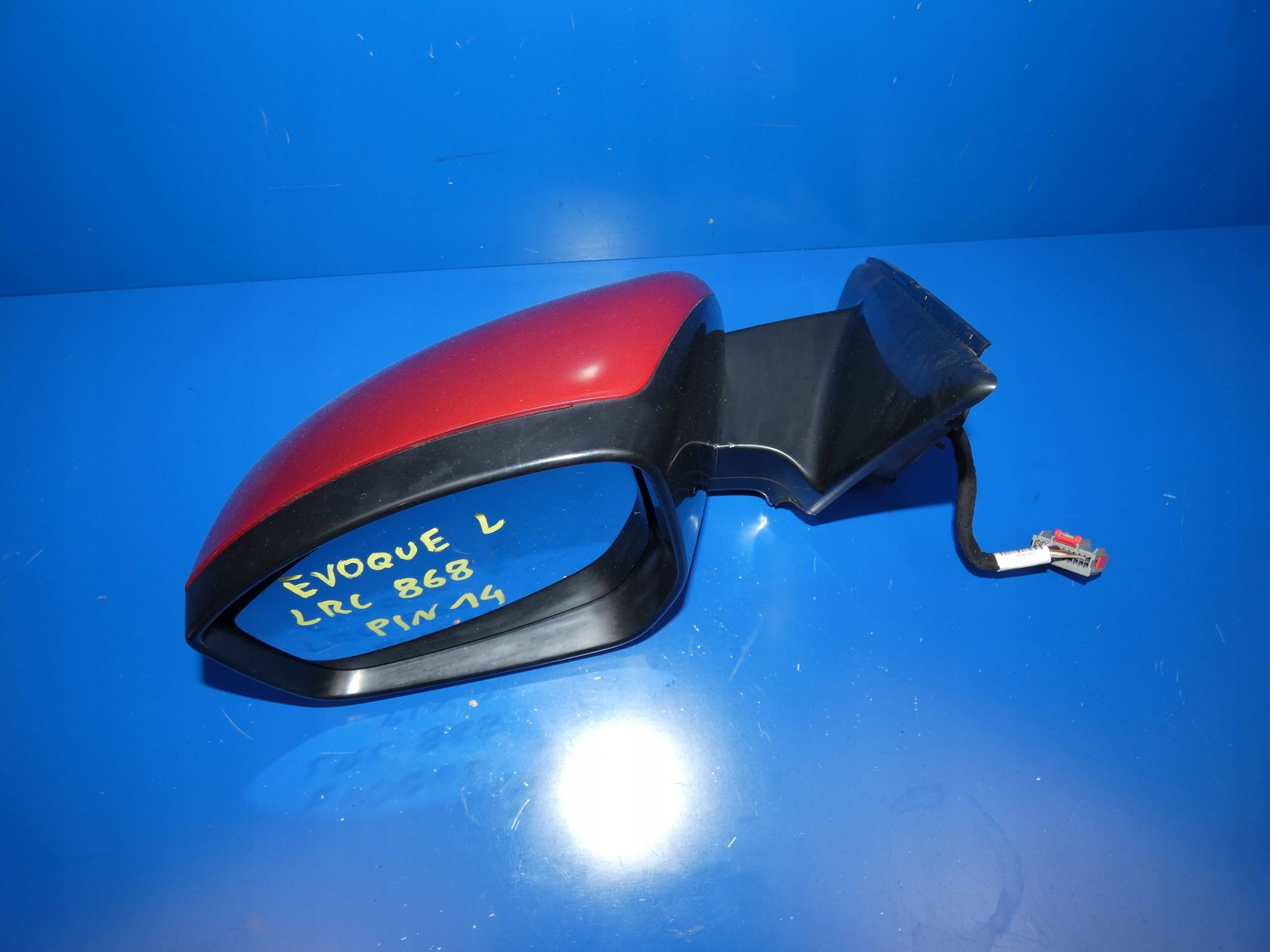RANGE ROVER EVOQUE and L538 mirror exterior side left 14 PIN KAMERA