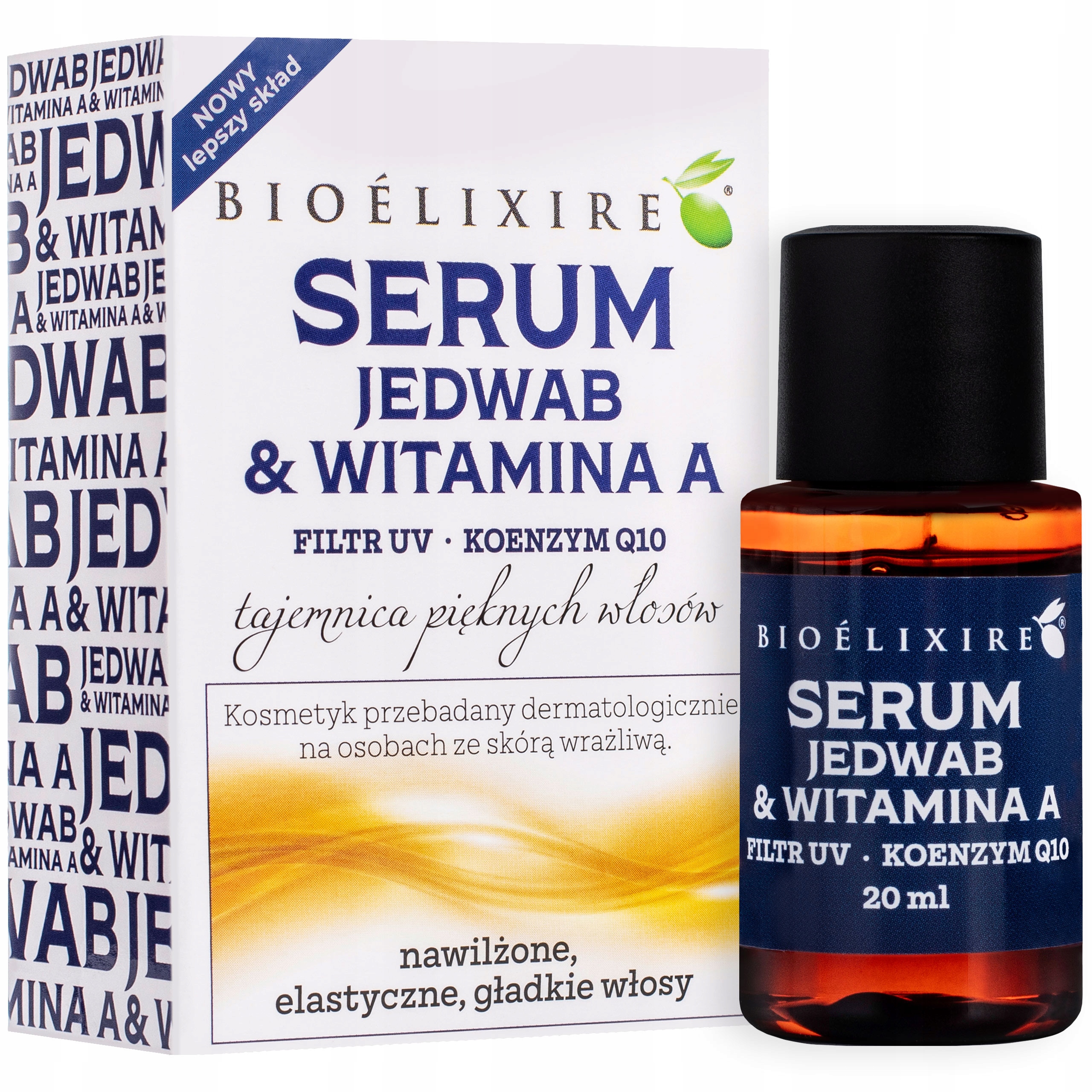 

Bioelixire olejek do włosów Jedwab witamina A 20ml