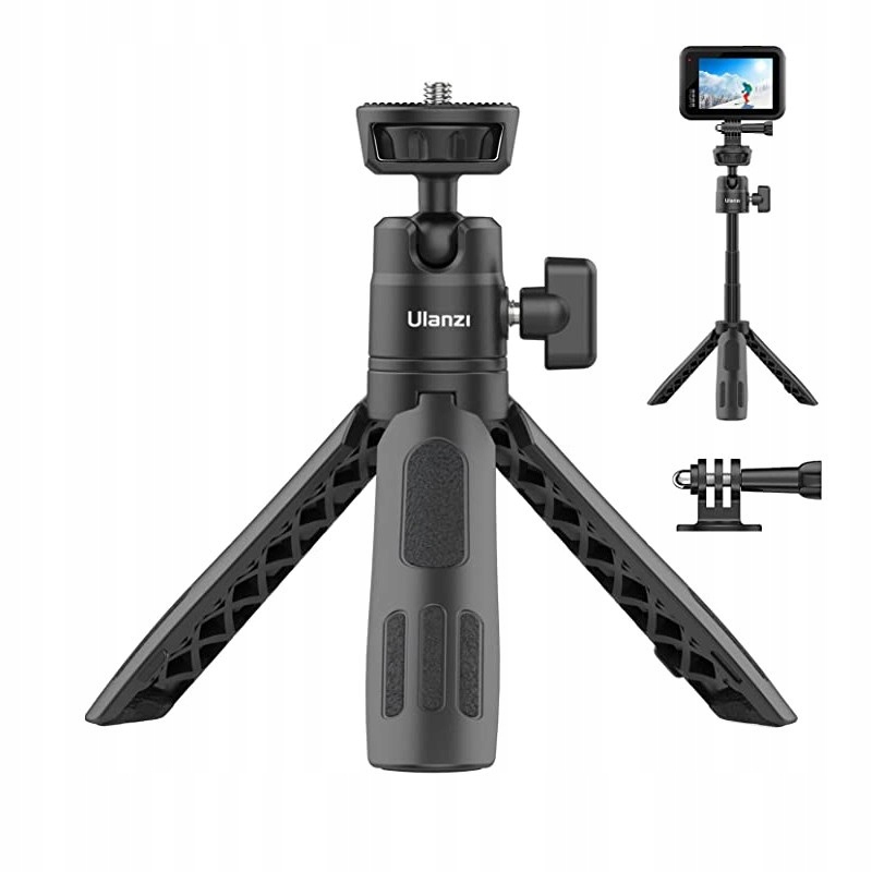 Ulanzi M12 mini statyw z głowicą kulową i wysięgnikiem 1/4''