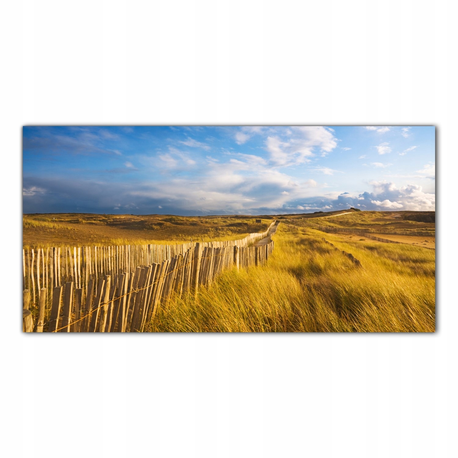 Pláž Útes Krajina 100x50 Skleněné panely kuchyně