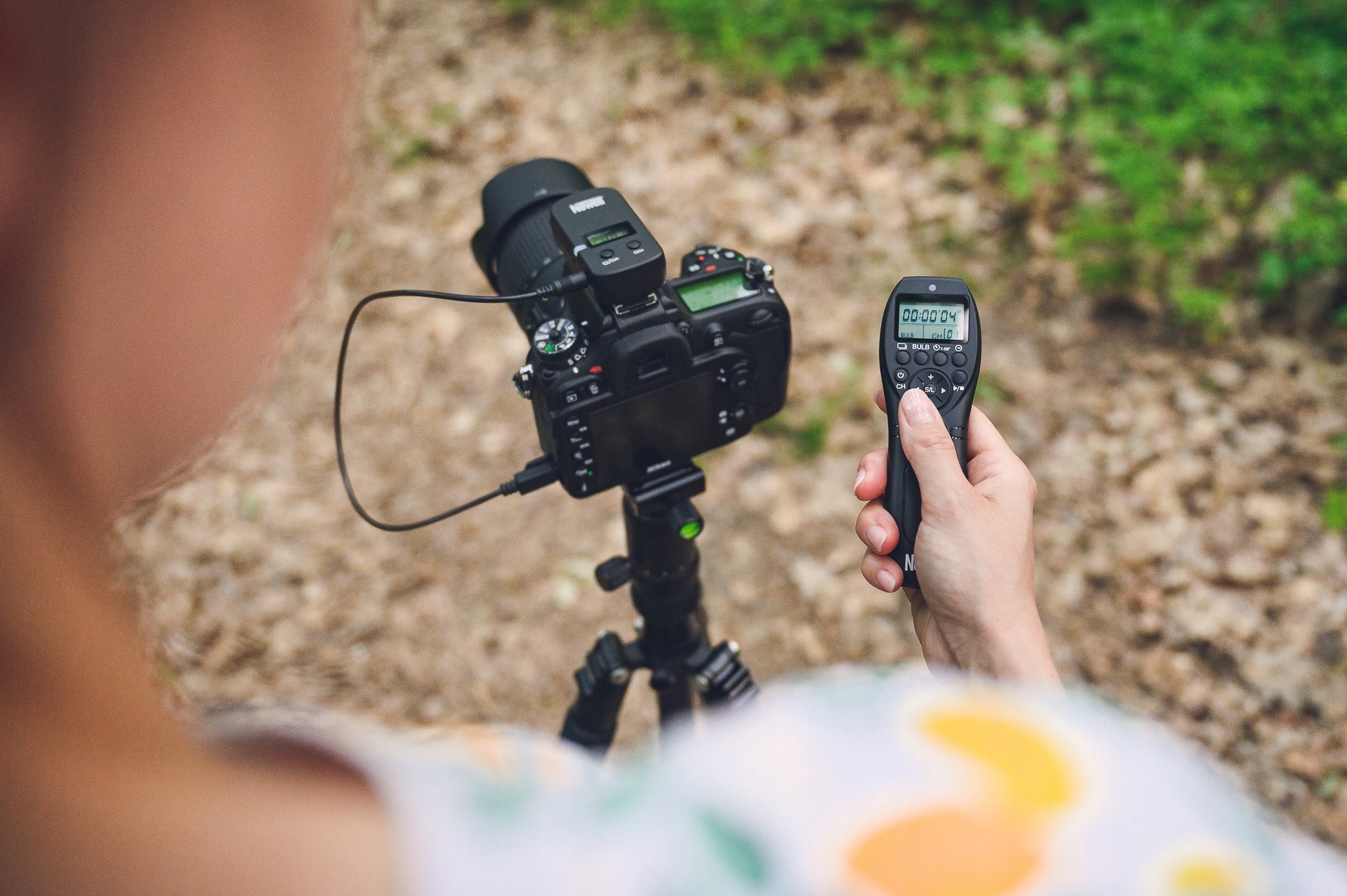 PILOT BEZPRZEWODOWY Z INTERWAŁEM NEWELL DO CANON Typ transmisji radiowy