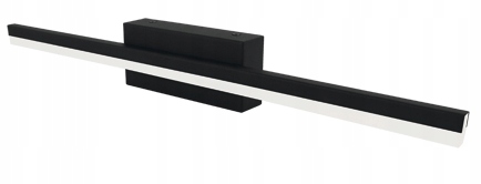 Koupelnové Svítidlo 12W Led Nad Zrcadlo Skříňka Obraz Černý Kovový IP44