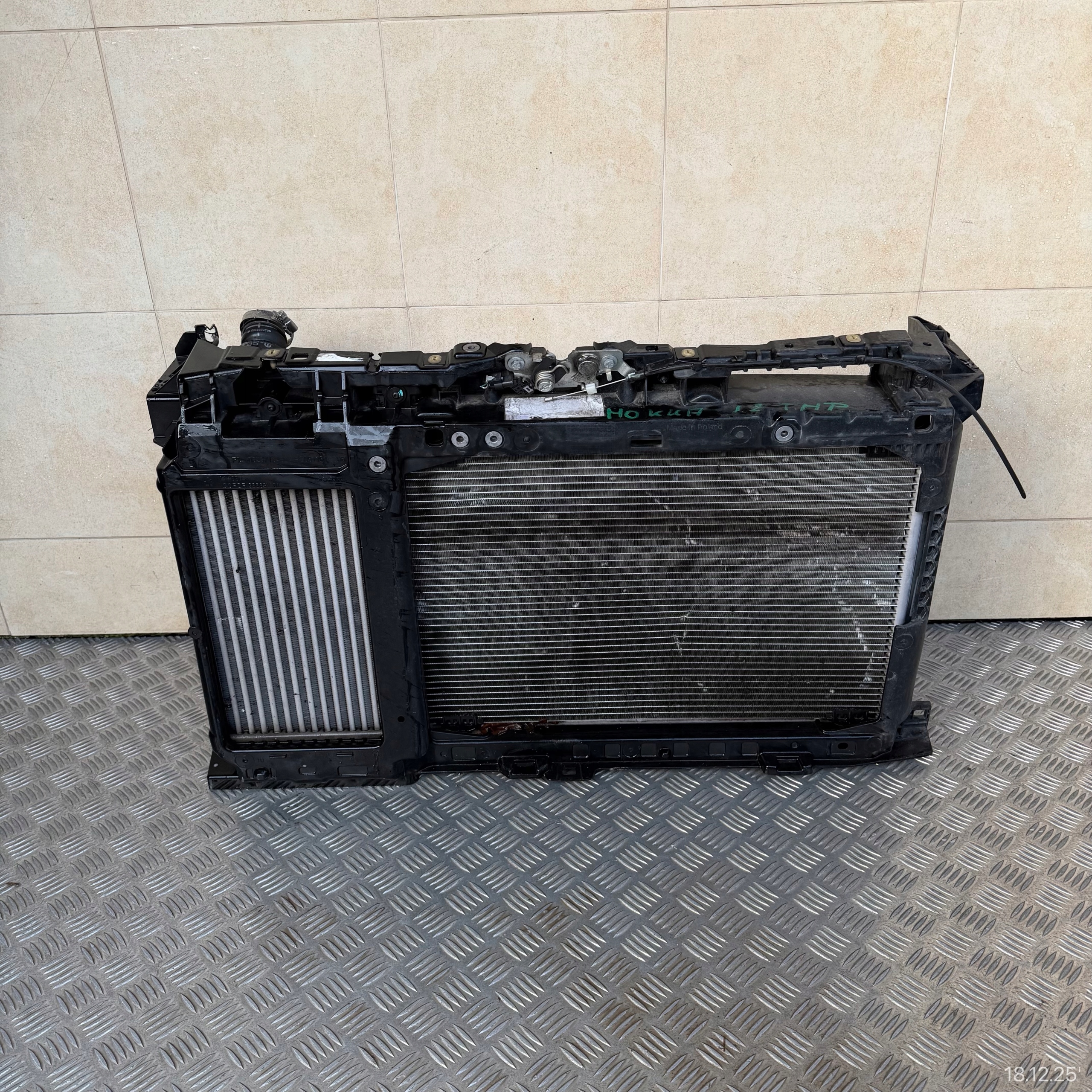 support panel for radiators complete radiator OPEL MOKKA B II 2022 ROK 1.2 THP
