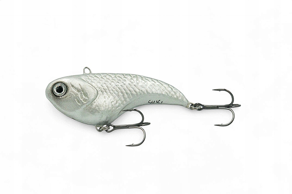 Wobler Wertykalny Cykada Fatty Scar Luki Lures 5,7cm 24g Srebrny Mały