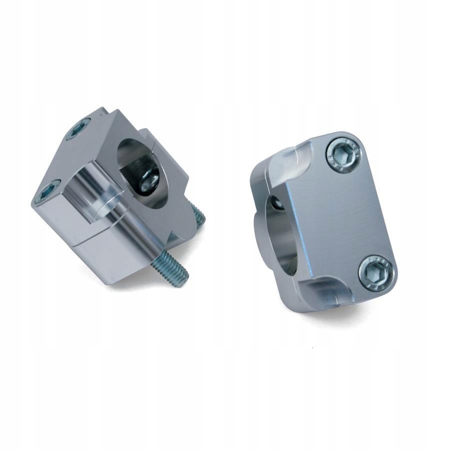 Wrp Pro Mount adaptér 22 28.6 mm strieborný