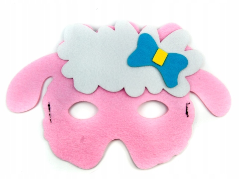 

Maska filcowa dla dzieci Owca owieczka przebranie