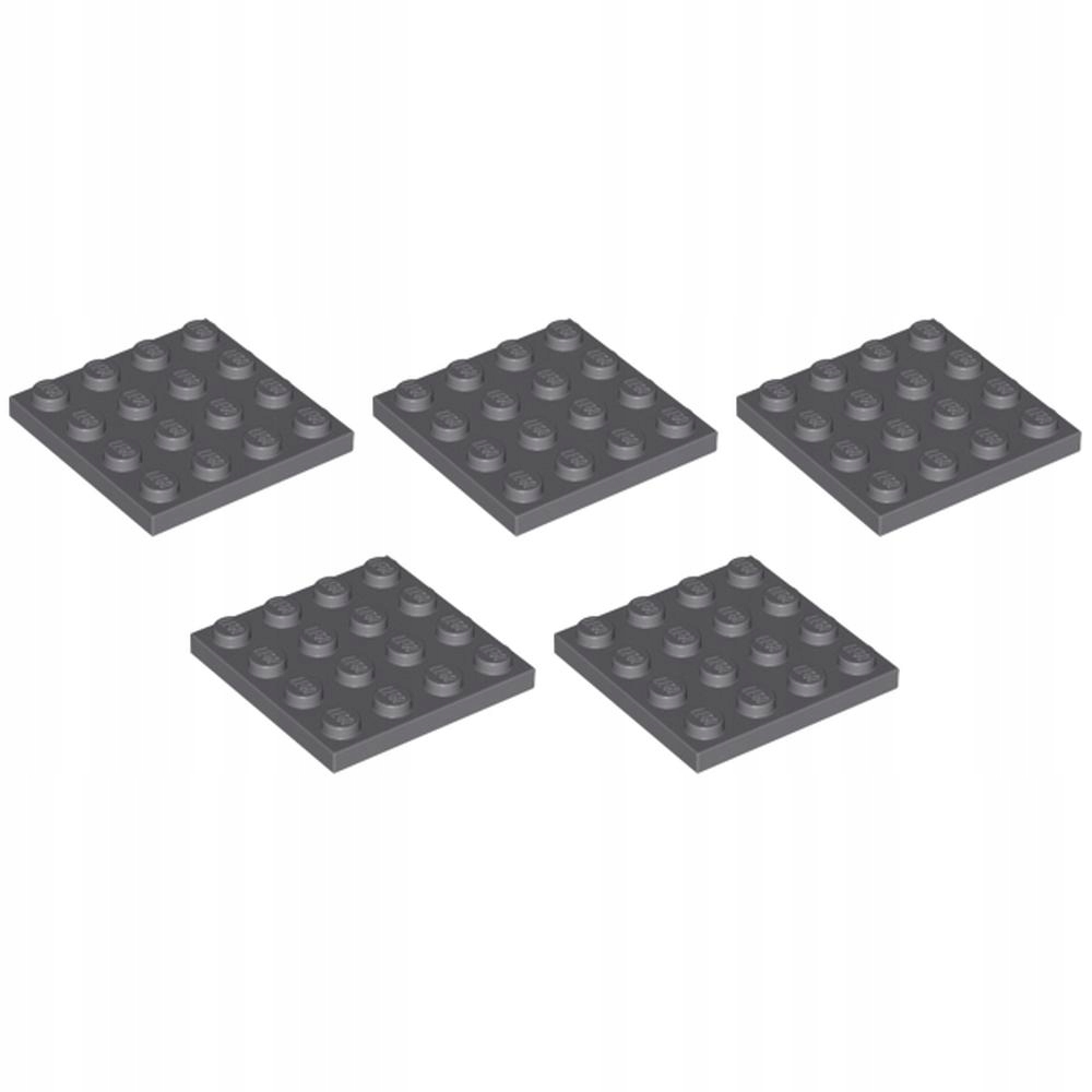

Pakiet Lego 3031 Płytka 4x4 c. szary Dbg 5szt Nowe