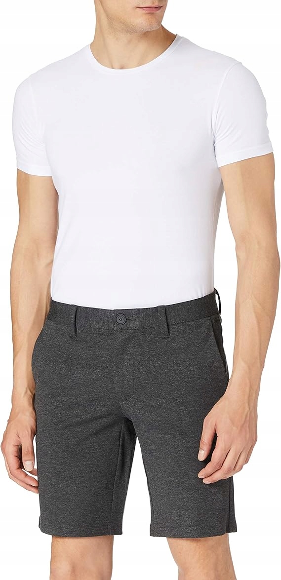 Pánské hladké kraťasy Only Kraťasy , tmavě šedé, XL J2A