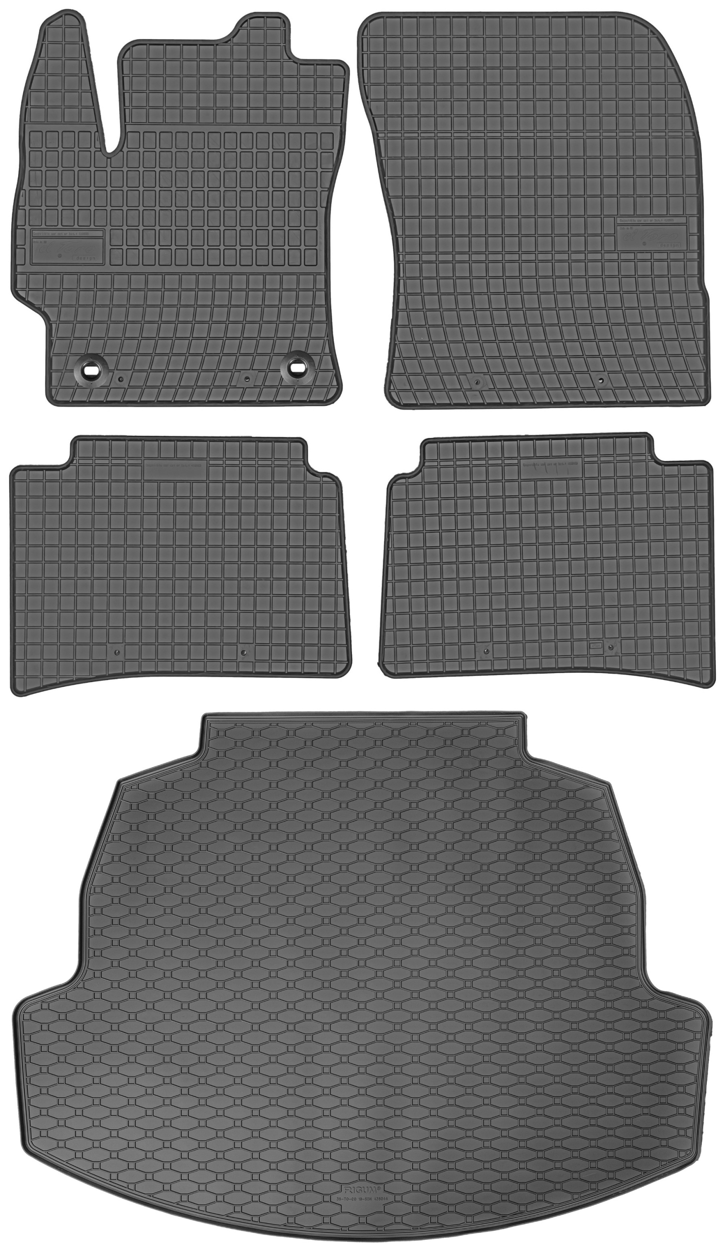 Toyota Corolla XII E210 Sedan 2019- Sada rohoží koberčeky