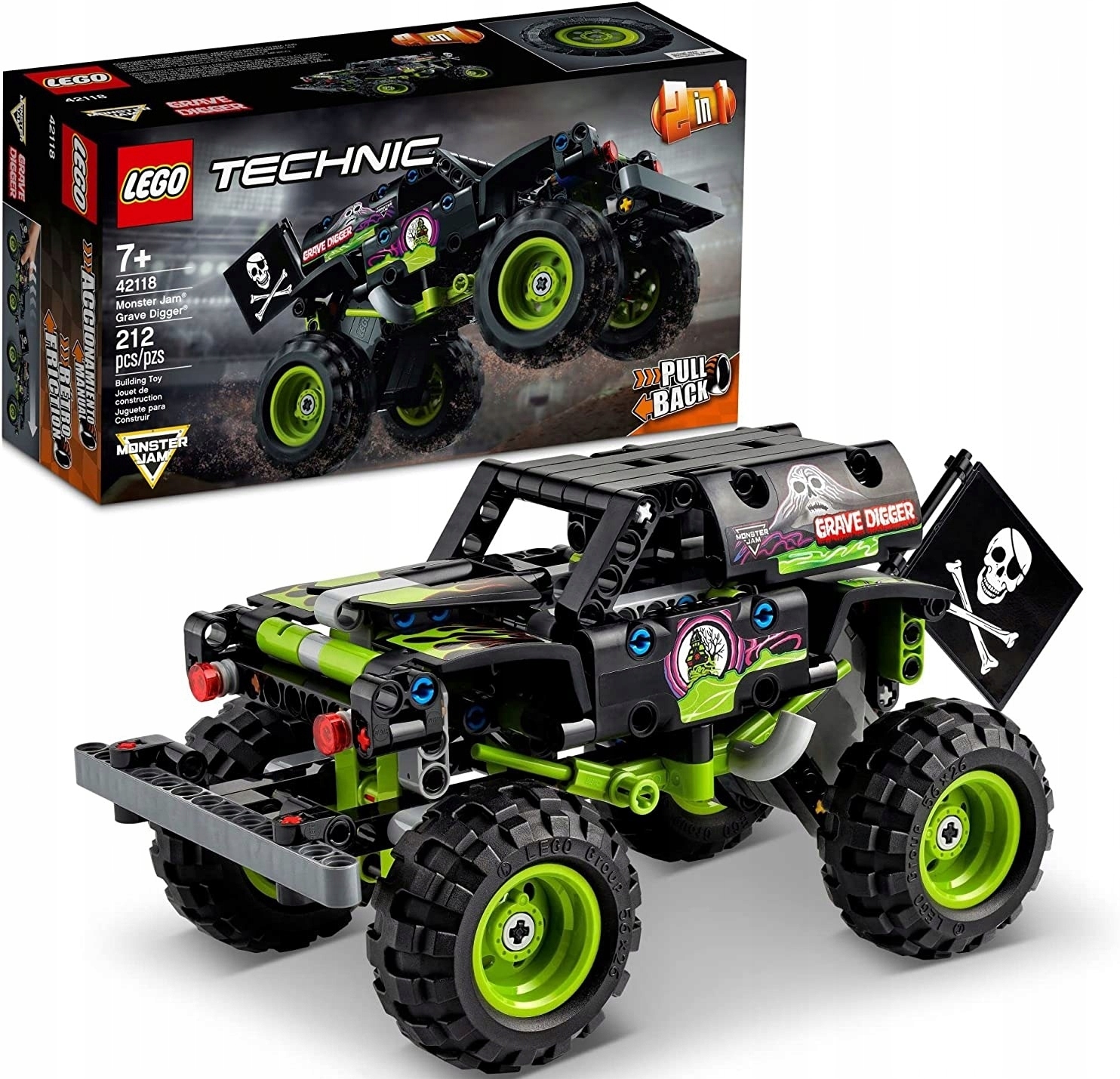 

Lego Technic Monster Jam Grave Digger 42118