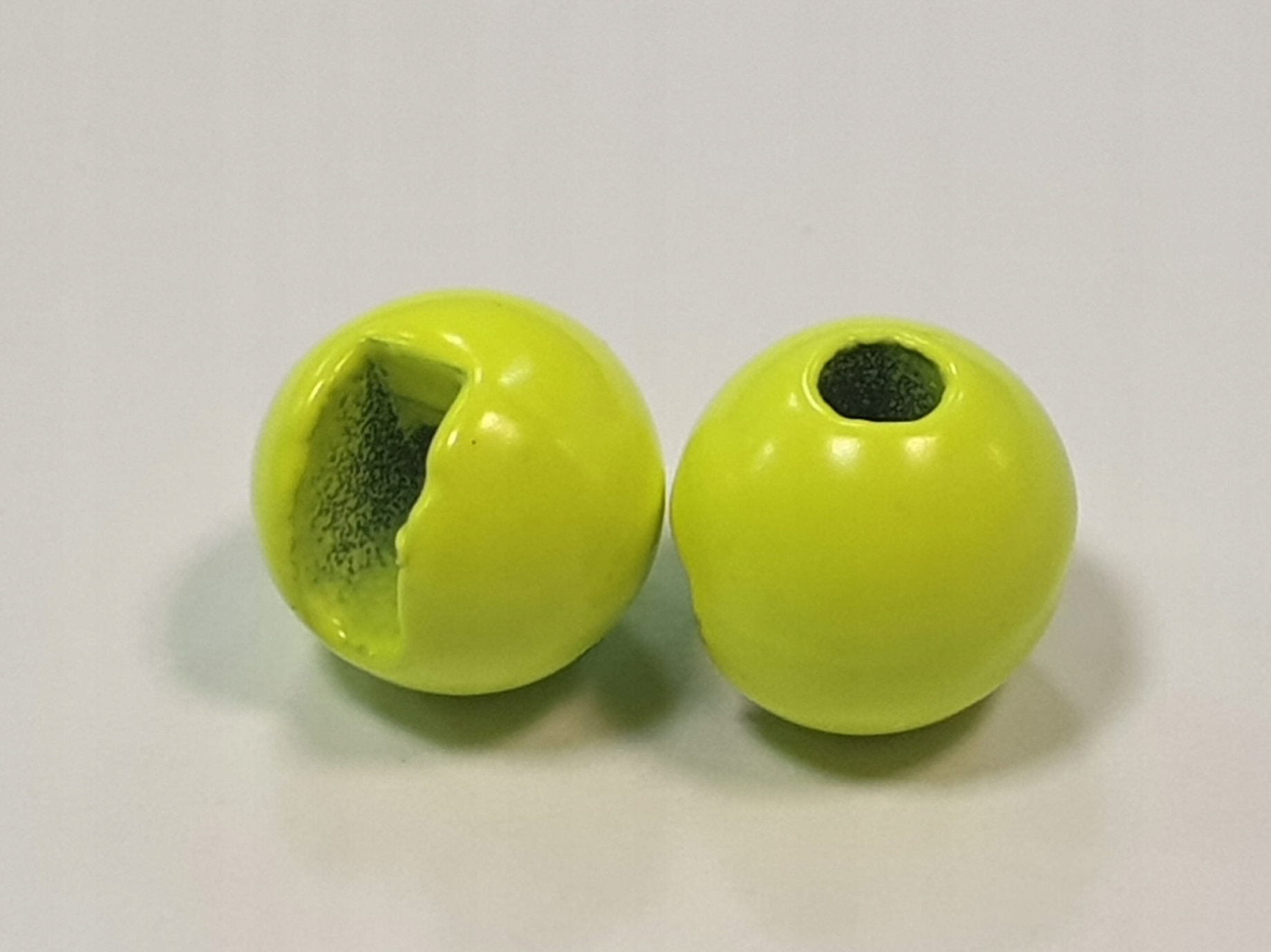 Tungsten Slotted 6,4 mm Chartreuse