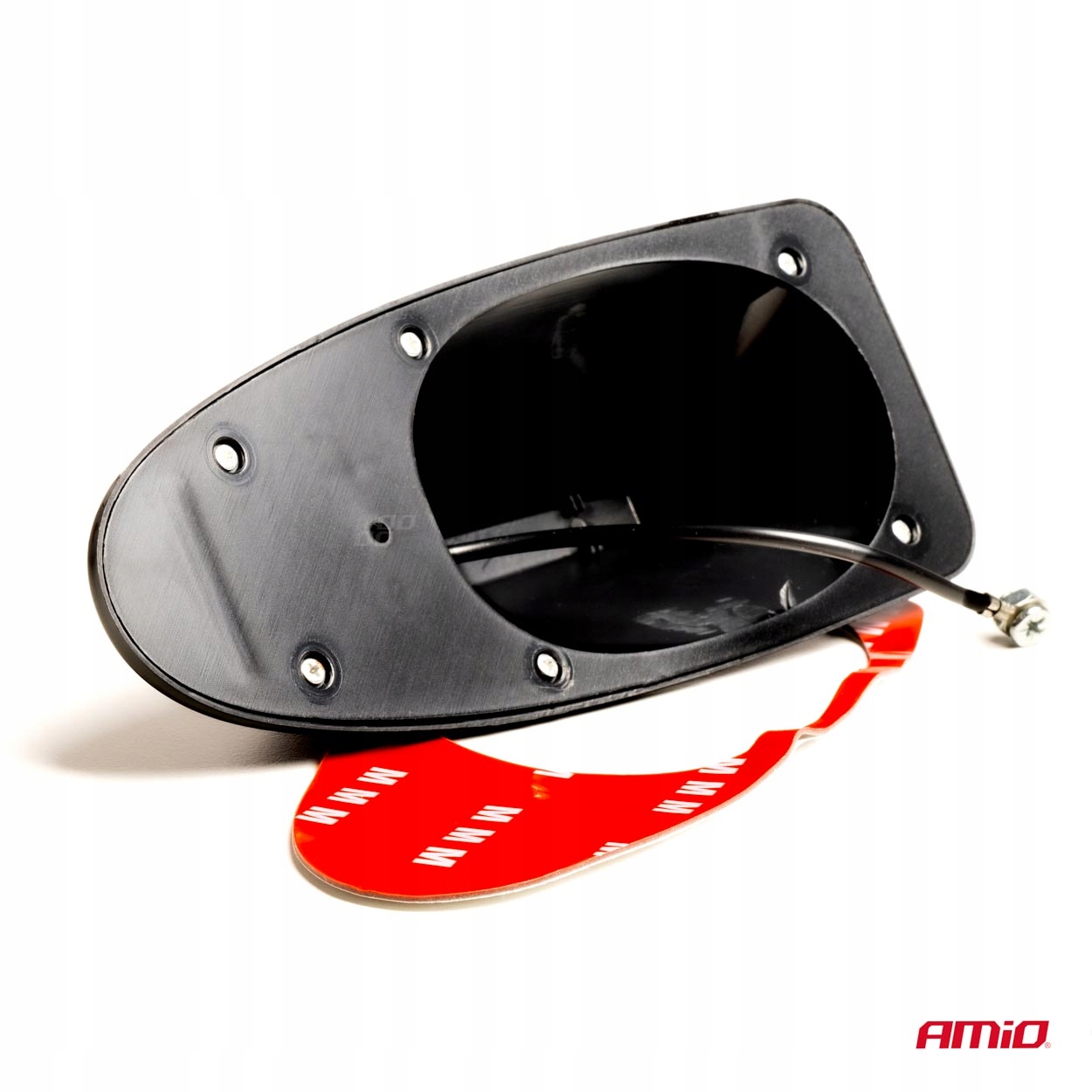 AMiO ANTENA PŁETWA REKINA ZE WZMACNIACZEM CZARNA Model PRO