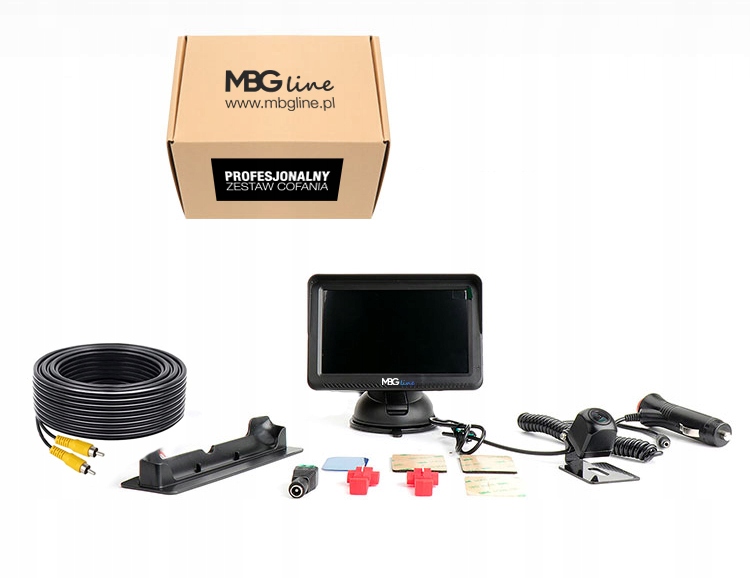 ZESTAW KAMERA COFANIA MONITOR 5 BUS VAN AHD IPS Functions line guidance